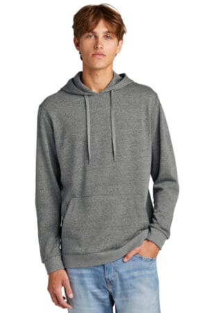 HEATHERED CHARCOAL DT1300 district perfect tri fleece pullover hoodie