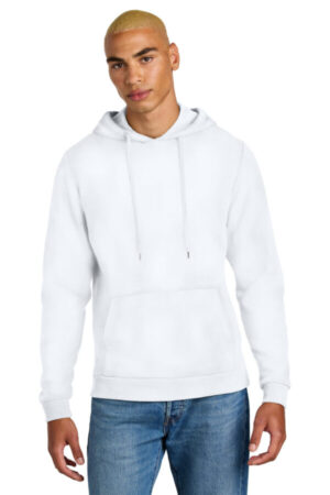 WHITE DT1300 district perfect tri fleece pullover hoodie