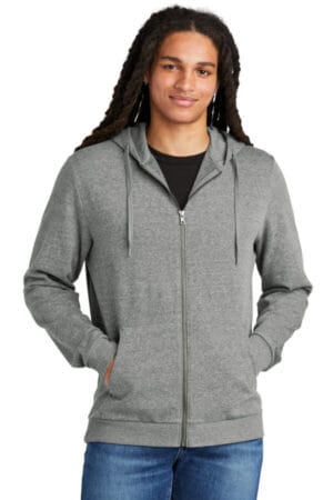 DT1302 district perfect tri fleece full-zip hoodie