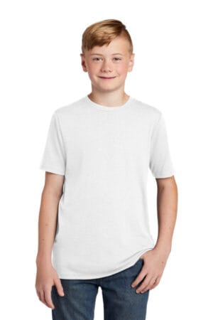 WHITE DT130Y district youth perfect tri tee
