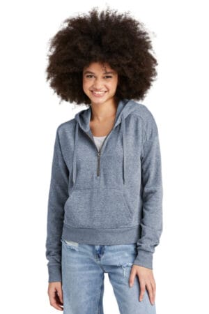 NAVY FROST DT1311 district women's perfect tri fleece 1/2-zip pullover