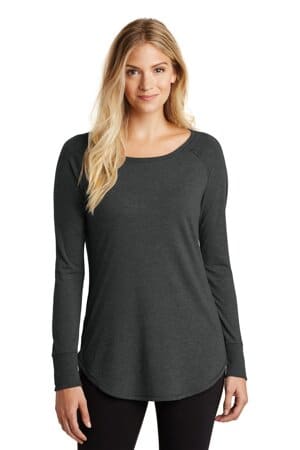 BLACK FROST DT132L district women's perfect tri long sleeve tunic tee
