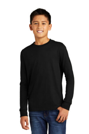 BLACK DT132Y district youth perfect tri long sleeve tee