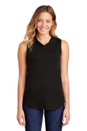 DT1375 district women's perfect tri sleeveless hoodie