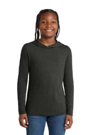 BLACK FROST DT139Y district youth perfect tri long sleeve hoodie