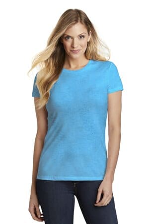 TURQUOISE FROST DT155 district women's fitted perfect tri tee