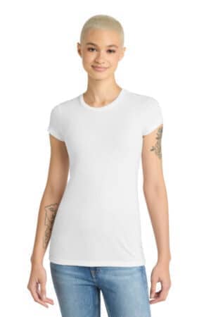 WHITE DT155 district women's fitted perfect tri tee