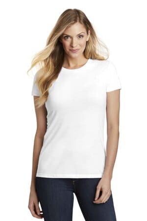WHITE DT155 district women's fitted perfect tri tee