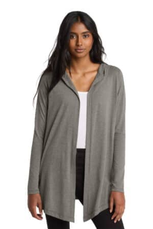 DT156 district women's perfect tri hooded cardigan