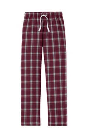 BURGUNDY/ GREY DRESS PLAID BURGUNDY/ GREY DRESS PLAID DT1800 district flannel plaid pant