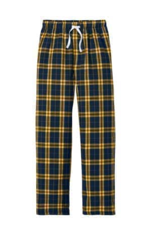 TEAM NAVY/ GOLD TEAM NAVY/ GOLD DT1800 district flannel plaid pant