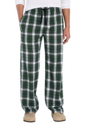 DARK GREEN TARTAN PLAID DT1810 district flannel pocket pant
