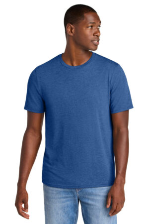 HEATHERED DEEP ROYAL DT184 district perfect weight cvc tee