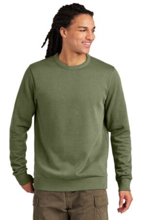 OLIVE DRAB GREEN DT2204 district wash fleece crew