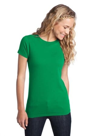 KELLY GREEN DT5001 district women's fitted the concert tee