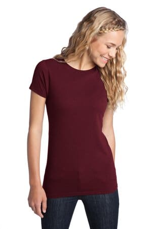 MAROON DT5001 district women's fitted the concert tee