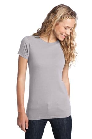 SILVER DT5001 district women's fitted the concert tee