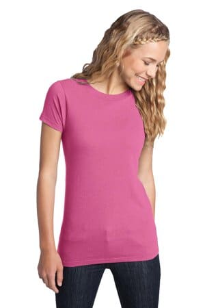 TRUE PINK DT5001 district women's fitted the concert tee