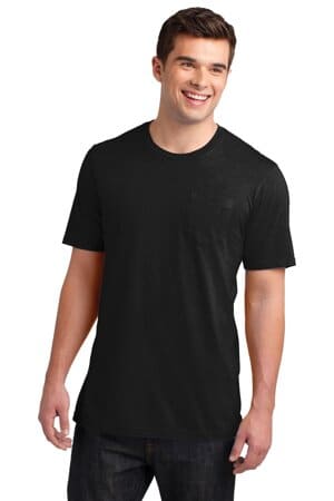 BLACK DT6000P district very important tee with pocket