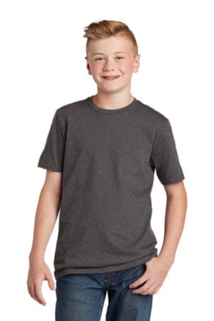 HEATHERED CHARCOAL DT6000Y district youth very important tee 