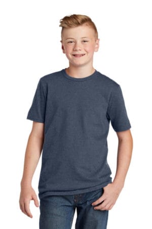 HEATHERED NAVY DT6000Y district youth very important tee 