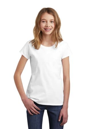 WHITE DT6001YG district girls very important tee 