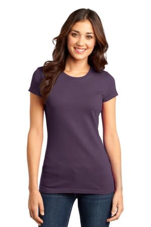 EGGPLANT DT6001 district women's fitted very important tee 