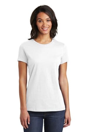 WHITE DT6002 district women's very important tee 