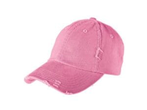 TRUE PINK DT600 district distressed cap