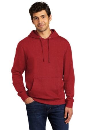 CLASSIC RED DT6100 district vit fleece hoodie