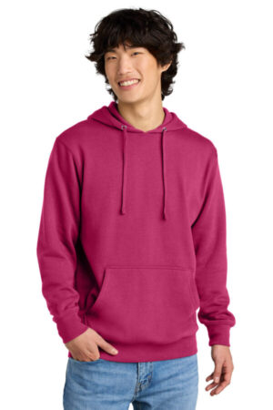 DARK FUCHSIA DT6100 district vit fleece hoodie