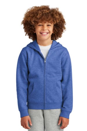 ROYAL FROST DT6102Y district youth vit fleece full-zip hoodie