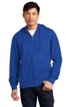 DEEP ROYAL DT6102 district vit fleece full-zip hoodie