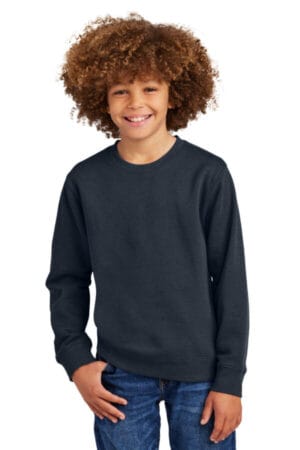 DT6104Y district youth vit fleece crew