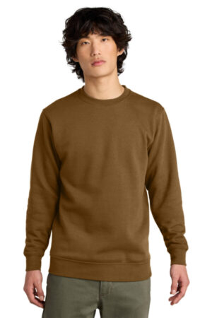 DUCK BROWN DT6104 district vit fleece crew