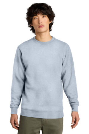 LIGHT HEATHER GREY DT6104 district vit fleece crew