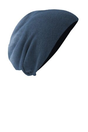 NAVY DIP DYE DT618 district slouch beanie