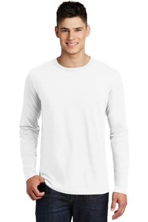 WHITE DT6200 district very important tee long sleeve