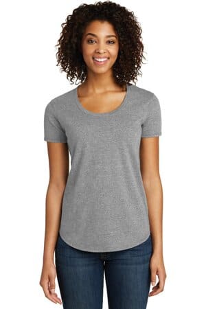 DT6401 district women's fitted very important tee scoop neck