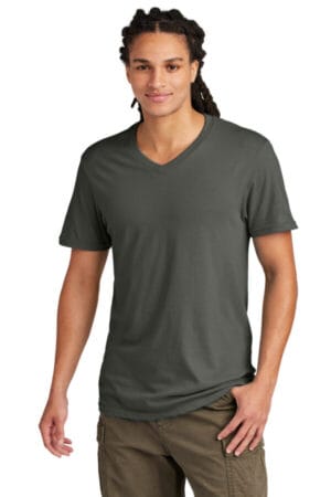 DEEPEST GREY DT6500 district very important tee v-neck