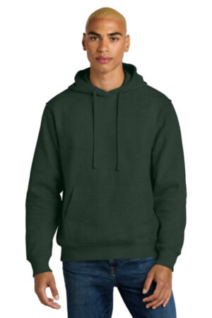 FOREST GREEN DT6600 district vit heavyweight fleece hoodie