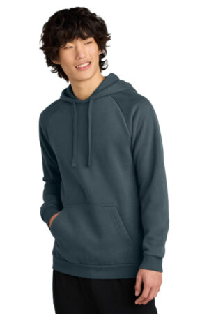 DEEP STEEL BLUE DT7800 district cloud fleece hoodie