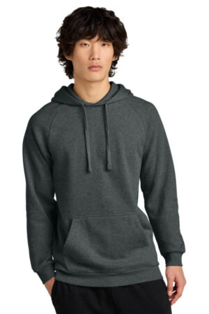 HEATHERED CHARCOAL DT7800 district cloud fleece hoodie