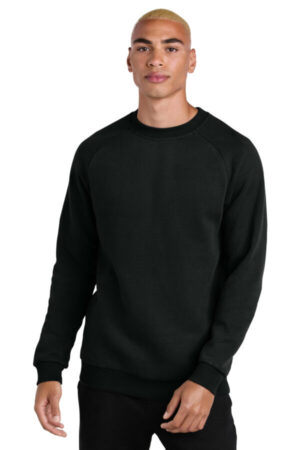 JET BLACK DT7804 district cloud fleece crew