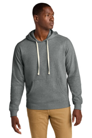 DEEP GREY HEATHER DT8100 district re-fleece hoodie