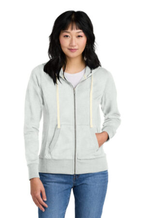 DT8103 district women's re-fleece full-zip hoodie