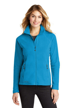 PEAK BLUE EB225 eddie bauer women's full-zip microfleece jacket