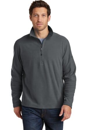 GREY STEEL EB226 eddie bauer 1/2-zip microfleece jacket