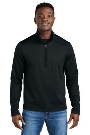 BLACK EB2360 eddie bauer smooth mid layer fleece 1/2-zip