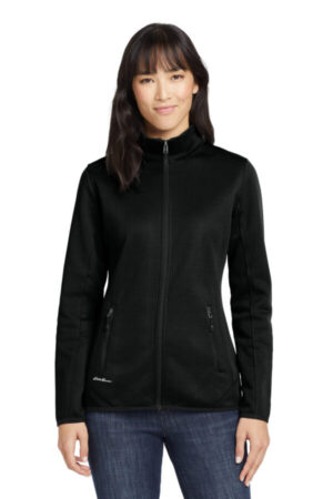 BLACK EB243 eddie bauer women's dash full-zip fleece jacket